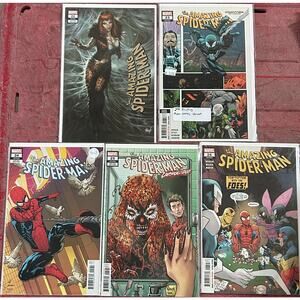 The Amazing Spider-Man 6th Series #22 - 26 (2018 Marvel) Lot of 5 Variant Covers